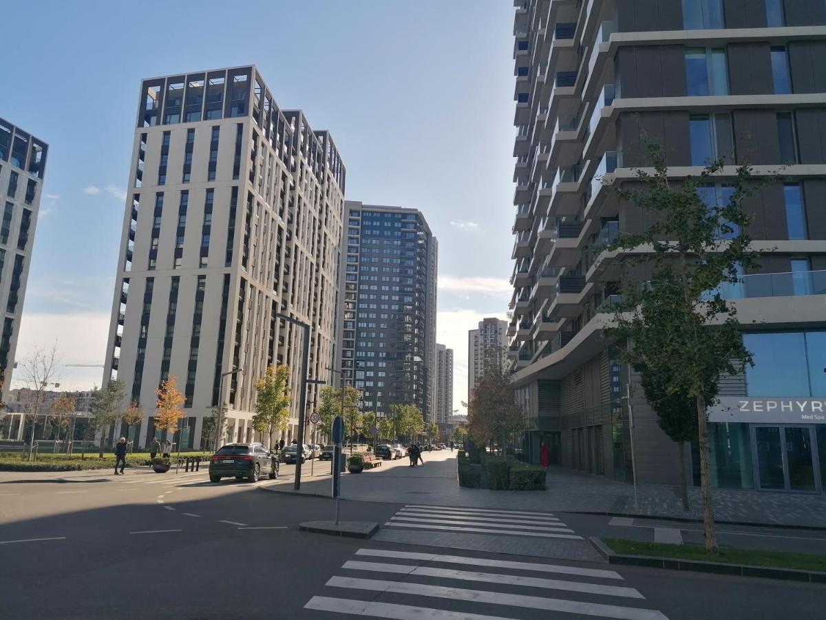 Belgrade Waterfront Cozy Symphony 1 Apartment Sajmiste ภายนอก รูปภาพ
